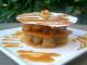 Feuillantines aux pommes, sauce au caramel salé