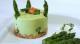 Tartare aux 2 saumons et mousse  aux asperges croquantes, en verrine ou à l'assiette c'est vous qui voyez ...