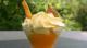 Dessert orange melon Grand Marnier Espuma au calisson, une recette de Vincent Catala