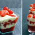 Verrines Fraises ganache huile d’olive