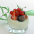 Gelée de lait aux fruits rouges