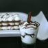 Mille feuille croustillant chocolat vanille et verrine assortie