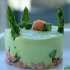 Tartare aux 2 saumons et mousse aux asperges croquantes