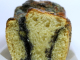 Brioche au pavot et aux raisins