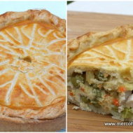 Tourte au poulet et au citron confit