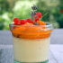 Panna cotta vanille sans gélifiant abricots rôtis