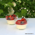 Panna cotta citron antésite fruits rouges