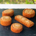 Sablés bretons au sarrasin, crème de dulcey à la fleur de sel,