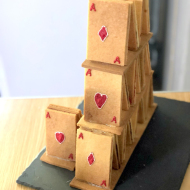 Le Château de cartes  en biscuits