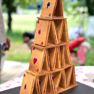 Le Château de cartes en biscuits