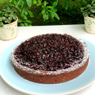 Gâteau à la compotée de cerises