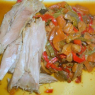 Épaule d'agneau aux légumes confits