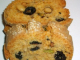 Biscottis salés à l'huile d'olive et aux olives