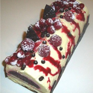 Bûche aux fruits rouges suite et fin