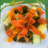 Salade aux fleurs comestibles