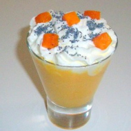 Cappuccino de butternut au pavot