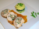 Râbles de lapin farcis et parmentier forestier