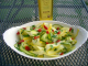 Salade de courgettes multicolores
