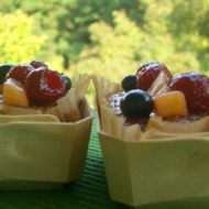 Cakes aux fruits frais