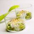 Tartare de St Jacques, concombre et avocat