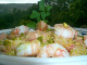 Salade de pêches aux crevettes