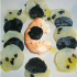 Domino de topinambours et truffes aux langoustines