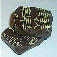 Bonbons de chocolat  praliné feuilleté