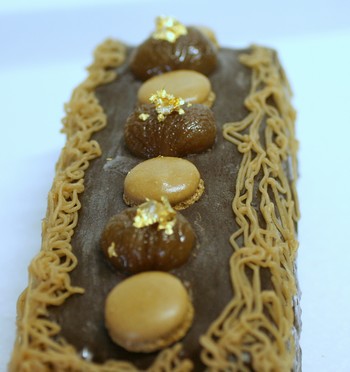 Recette - Bûche de Noël vanille poire - La cuisine de Martine