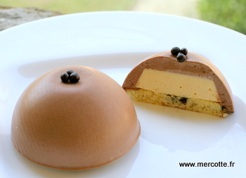 Entremets Individuel Poire Chocolat Ou Comment Imaginer Une Recette Pour Le N 2 Du Magazine Papier Marmiton La Cuisine De Mercotte Macarons Verrines Et Chocolat