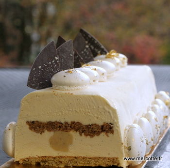 Glaçage miroir prêt à l´emploi pour entremets congelés et gâteaux cuits  marron chocolaté 300 gr - Alice Délice