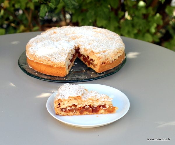 Part de gâteau nougat nature