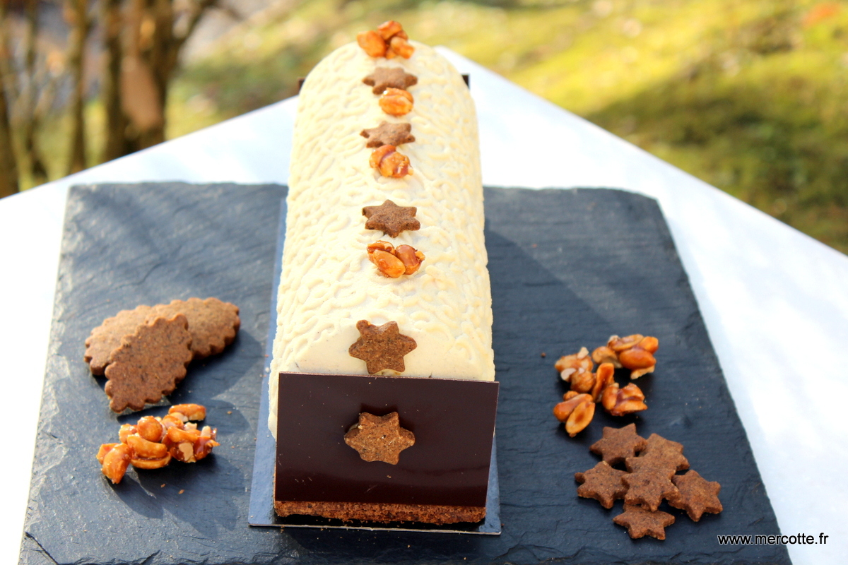 Bûche mangue vanille pour le Nouvel An : Il était une fois la