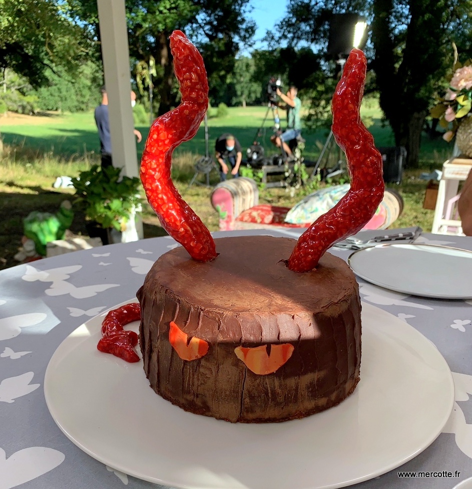 Gâteau chocolat pistache à étages : Il était une fois la pâtisserie