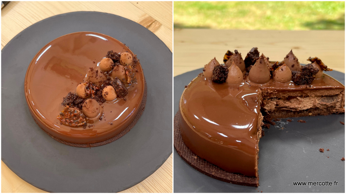 Le Kroc Noisette {Entremets individuel au praliné noisette et chocolat au  lait]