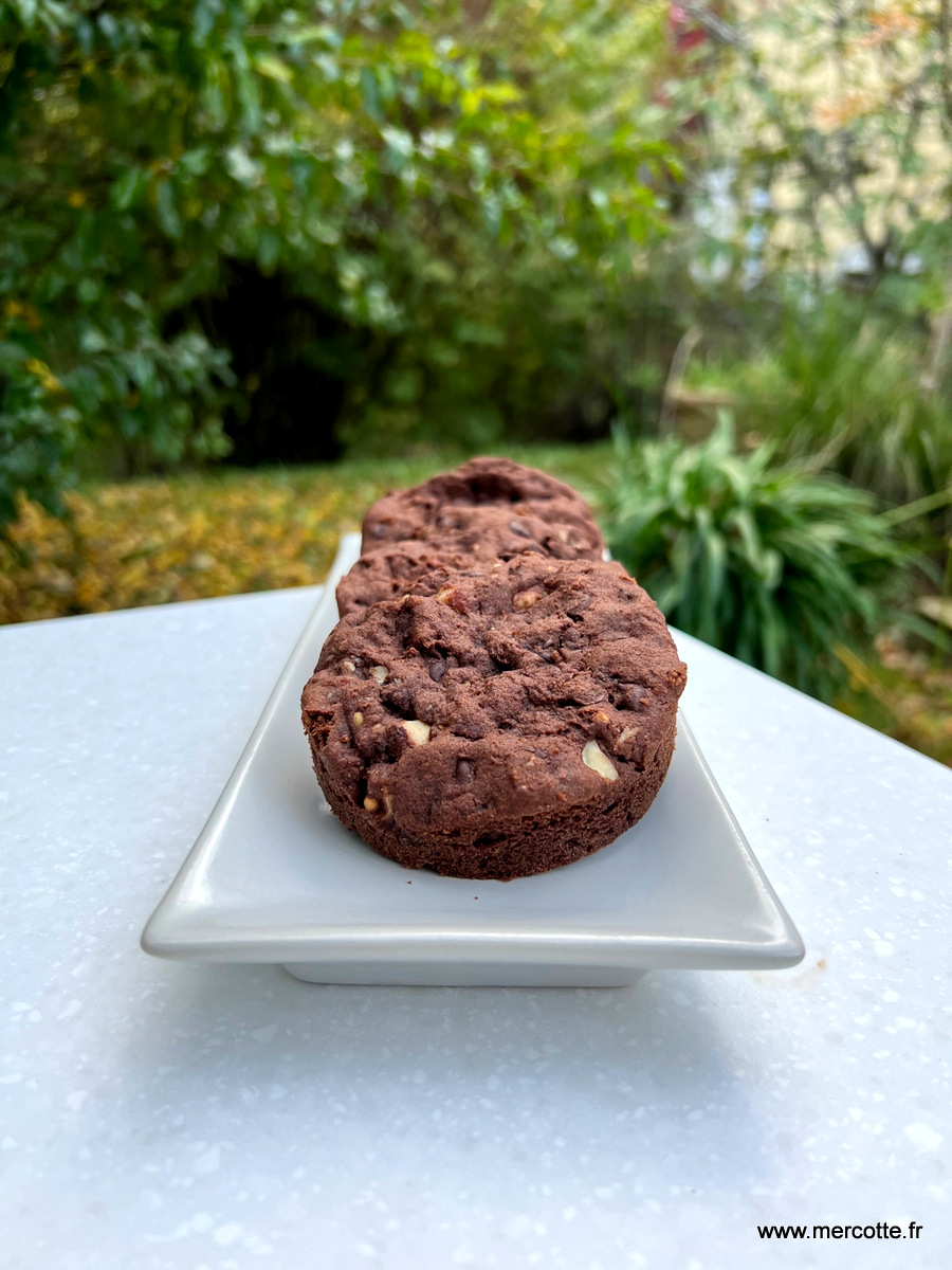 Cookies Sarrasin, Chocolat & Caramel beurre salé - Dérives Sucrées