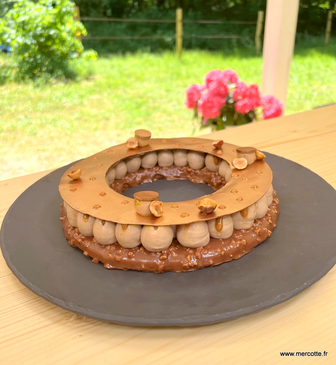 Le Kroc Noisette {Entremets individuel au praliné noisette et chocolat au  lait]